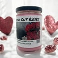 thumbnail image 3 of Fresh Cut RosesVegan Coconut Soy 12 oz/ 355 ml Candle Hand-poured, Eco-friendly, Clean Burning, Floral, 3 of 5