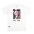 thumbnail image 5 of Jojo's Bizarre Adventure Kishibe Rohan Crew Neck Short Sleeve White T-shirt-XL, 5 of 7