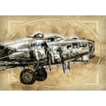 thumbnail image 2 of Bolokofsky, Ronald 18x14 White Modern Wood Framed Museum Art Print Titled - Vintage Fighter, 2 of 4