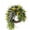 Green,B, variant on 5 Styles Teardrop Shaped Willow Front Door Wreath, Artificial Floral Garland with Decorative Bow, All Season Hanging Ornament for Home Wall & Entryway Decoration