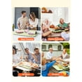 thumbnail image 5 of Food Warming Mat - COLDFILL Folding Electric Warming Tray with 8 TEMP Setting,Rollable & Portable,Silicone Nano-Material,Auto Shut-Off -Versatile Food Warmer for Buffet,Parties,Everyday Use(Green), 5 of 9