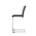 thumbnail image 3 of Global Furniture USA Faux Leather Barstools in Gray Finish (Set of 4), 3 of 4