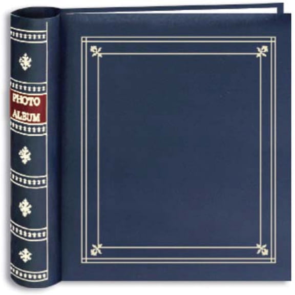 Pioneer Photo Album BDP-246 Bi-Directional Memo Pocket Album, 4x6" 200 Photos, Navy Blue