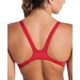 thumbnail image 4 of Traje de baño ARENA Solid Team MaxLife Mujer Rojo/Blanco Talla 32, 4 of 8