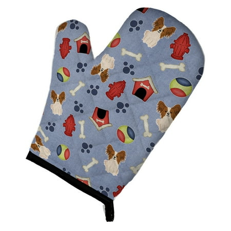 

Carolines Treasures BB2691OVMT Dog House Collection Papillon Red White Oven Mitt Large multicolor