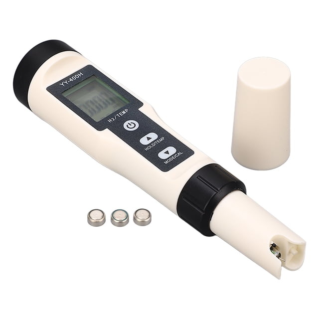 H2 Water Hydrogen Analyzer, High Sensitivity Electrode Temperature Detection Insert Probe Digital High Accuracy H2 Meter For Laboratory