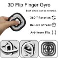 thumbnail image 4 of 3D Infinite Flip Finger Toy Giroscopio Juguetes para niños y adultos Alivio del estrés Juguete giratorio repetido, 4 of 5