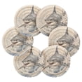 thumbnail image 2 of Shark Wave Blue 6 Pcs Drink Coasters with Holder Absorbent Coasters Woven Coasters for Drinks Table Desk Protection Home Decor, 2 of 7