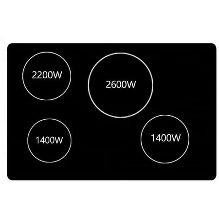 Bosch - 500 Series 30" Built-In Electric Induction Cooktop with 4 elements - Black