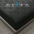 thumbnail image 5 of 12 Inch Queen Size Medium Firm Hybrid Mattress Thickness Bed In A Box, 5 of 7