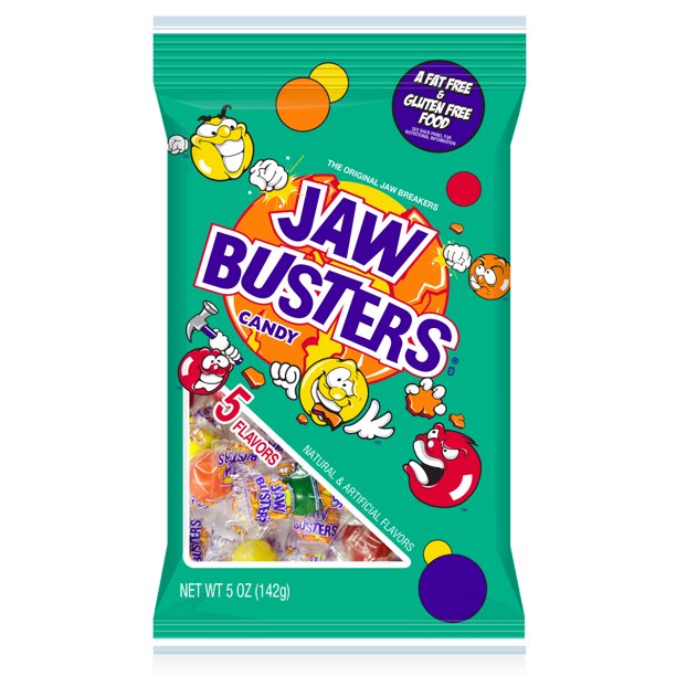 Jaw Busters Hard Candy, 5 Ounce Bag