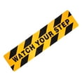 thumbnail image 1 of Uxcell 6" x 24" Etiqueta de Advertencia 'Cuidado con el Paso' Cinta Adhesiva Antideslizante para Escalera Piso Precaución 1 Paquete, 1 of 4