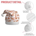 thumbnail image 4 of KLL Christmas Hats for Adults Plush Beautiful Fox1 Print Santa Hat Xmas Fluffy Santa Claus Hat for Women Men, 4 of 6