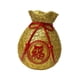 thumbnail image 2 of Jarrón de flores novedoso para decoración del hogar con forma de bolsa de dinero, accesorios creativos de resina. Oro, 2 of 9