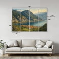 thumbnail image 2 of 8 Pack Art Acoustic Panels Sound Absorbing Fantastic Torbole plantations lake Garda Italy Decorative Soundproof Wall Panels Self Adhesive for Nursery Game Room Office Bedroom Italy Lover 48"x32", 2 of 7