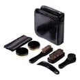 thumbnail image 3 of Kit de cuidado de zapatos para zapatos de cuero Cleaner Viajes con estuche de almacenamiento Kit de brillo de zapatos, 3 of 8