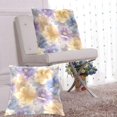 thumbnail image 6 of Dreamy Purple Blue Yellow Flowers Throw Pillow Covers Pillowcases 16 x 16 Inch Home Decor 2 Packs for Bedroom Sofa, 6 of 6