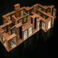 thumbnail image 2 of WarLock Tiles: 1" Town & Village Straight Walls Expansion Pack - Tabletop RPG Accessory, 2 of 6