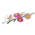 thumbnail image 1 of Flor de limpiapipas hecha a mano con hojas, 6 cabezas, flor artificial preservada, palo de peluche, decoración floral, regalo para aniversario de bodas, día de la madre., 1 of 8
