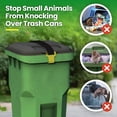 thumbnail image 3 of TRAHOO-Trash Can Lock,Universal Garbage Can Lock for Animals Outdoors,Garbage Lid Strap for Raccoon Proof and Bear Proof Outdoors, Locking Your Bin with This Clamps (1), 3 of 4