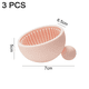 thumbnail image 2 of Almohadilla de limpieza de brochas de silicona, cepillo de limpieza de maquillaje, cuenco portátil fácil de limpiar Fokelyi CPB-DE-LYY666-2, 2 of 6