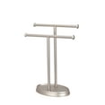 thumbnail image 3 of Aspen Creative 50001-2, Hand Towel Holder, Transitional Design in Satin Nickel, 13 1/2"High, 2 Pack, 3 of 3