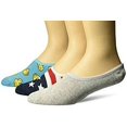thumbnail image 1 of Men's Socks - K Bell - Rubber Ducks Liners 3 Pair Pack Turquoise (10-13), 1 of 1