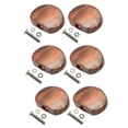 thumbnail image 3 of 6 Unids Café Semicírculo Yuyangstore Clavijas de afinación de guitarra Botones cabezales, 3 of 8