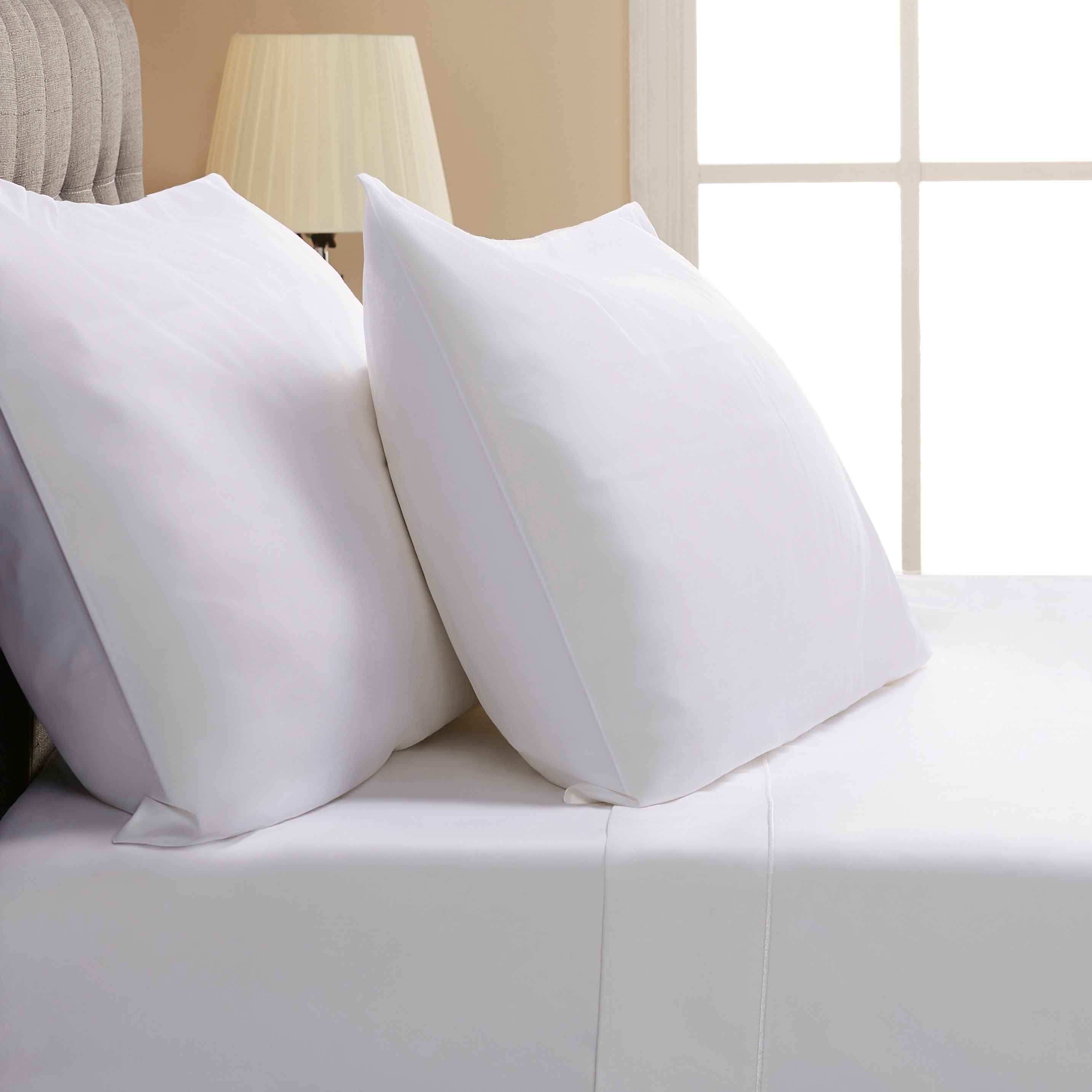 Pillow Case Queen Size Egyptian Cotton 1000 TC White Solid  @ US 
