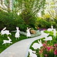 thumbnail image 3 of Clearance under 5 9pc Easter Bunny Yard Signs Easter Ground Courtyard Decoration Arrangement Easter Clearance, 3 of 9