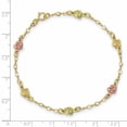 thumbnail image 2 of Primal Gold 10 Karat Yellow and Rose Gold Black Hills Roses Bracelet, 2 of 4