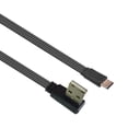 thumbnail image 1 of USB 2.0 Male to USB C Type C Male Angled Data Flat FPC Cable for FPV & Disk & Phone, 1 of 7