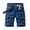 Blue, variant on HXWCHs Men's Outdoor Casual Elastic Waist Relaxed Fit Lightweight Cargo Pants for Hiking Fishing and Work 31 orange