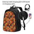 thumbnail image 2 of Disketp Halloween Travel Laptop Backpack, Laptops Backpack with USB Charging Port, Water Resistant Computer Bag Gift for Men & Women, 2 of 7