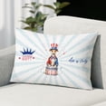 thumbnail image 2 of Happy 4th of July Patriotic Whippet Marching Band Uniform Balloons Fireworks Pillowcase Double Sided Dog Lover Pillow Case Covers - 13009, 2 of 3