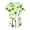 Light Green, variant on GEWSEY St Patricks Day Shirt Women Shamrocks Printed V Neck Short Sleeve Nursing Uniform Scrubs Shirts with Pockets (White, XL)