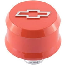 Proform 141-859 Chevy Bow Tie Valve Cover Air Breather Cap Chevy Orange Push-In