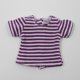 thumbnail image 1 of Camisa de rayas de muñeca Hugo Accesorio de Ropa Casual púrpura, 1 of 9