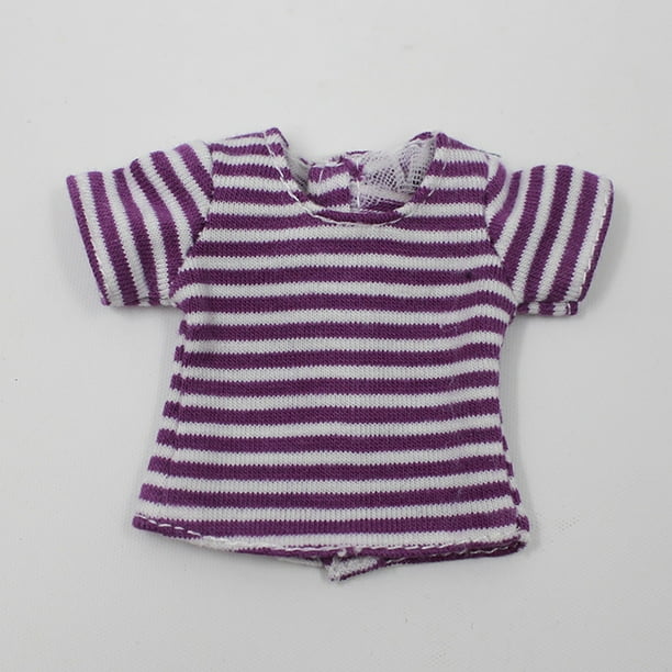 Camisa de rayas de muñeca Hugo Accesorio de Ropa Casual púrpura