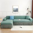 thumbnail image 1 of Stretch Sectional Couch Covers Stylish Chaise Sofa Furniture Protector for L Shape Sectional Sofa Couch  Great for Kids & Pets, 1 of 5