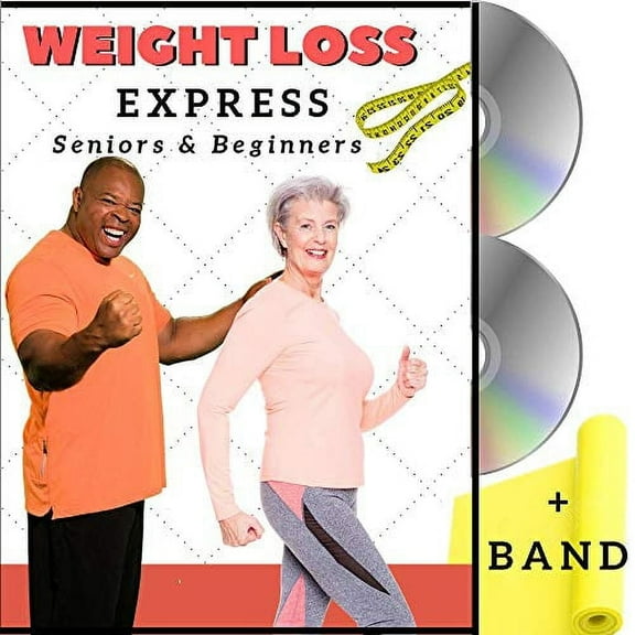 Weight Loss Exercise for Seniors and Beginners- 5 Fat Buring Workouts   Resistance Band. Easy to follow fitness program. Low impact exercise DVD for seniors and beginners