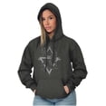 thumbnail image 3 of Triangle Dolphin Symbol Spirit Animal Hoodie Sweatshirt Women Men Brisco Brands L, 3 of 6