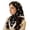 AB231 Black, variant on Tisuna Headbands For Women, Lightweight Large Square Silk Scarf Polka Dot Print Hair Bandana For Outdoor Street