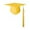 B011- Yellow, variant on 2026 Graduation Tassel, Graduation Tassel, Graduation Cap Topper, Graduation Hat Decorations, 8 in Cord, Emerald Green Bachelor Headpiece, Commencement, 1 Pc