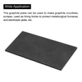 thumbnail image 4 of Uxcell Graphite Block Ingot Rectangle Graphite Electrode Plate Board 100x50x3mm for Melting Casting, Electrolysis Electroplating, 2 Pcs, 4 of 6