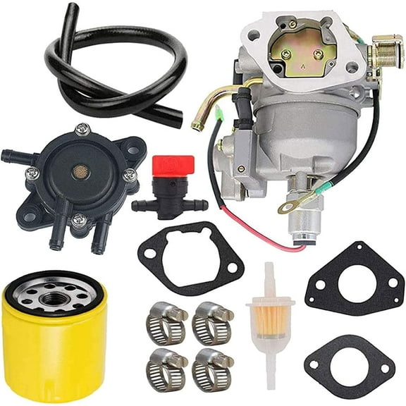 labwork Carburetor 24853102-S 24-853-102-S with Fuel Pump Oil Filter Replacement for Kohler CV730 CV740