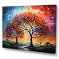 thumbnail image 2 of Designart "Dawn Graffiti On Oak II" Tree Oak Canvas Prints, 2 of 7