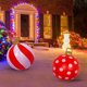 thumbnail image 3 of pstuiky Adorno navideño de 60 cm para exteriores, inflable navideño decorado, de PVC, para árbol de Navidad., 3 of 3