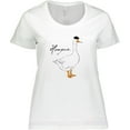 thumbnail image 3 of Inktastic French Goose says Honque Women's Plus Size T-Shirt, 3 of 5