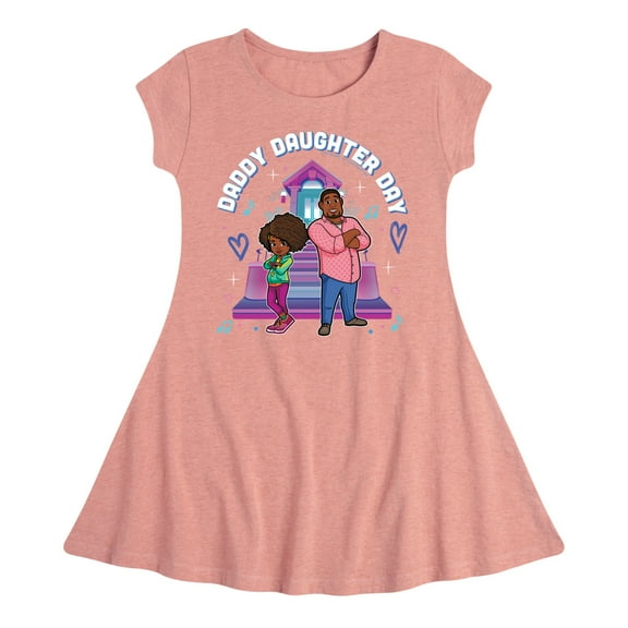 Karma's Wrold - Daddy Daughter Day - Toddler & Youth Girls Fit & Flare Dress